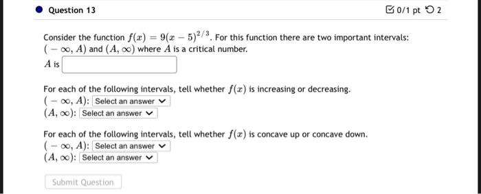 Solved Question 13 0/1 pt 52 Consider the function f(x) = | Chegg.com