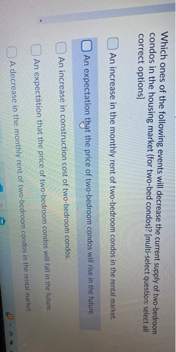 Solved Which ones of the following events will decrease the | Chegg.com