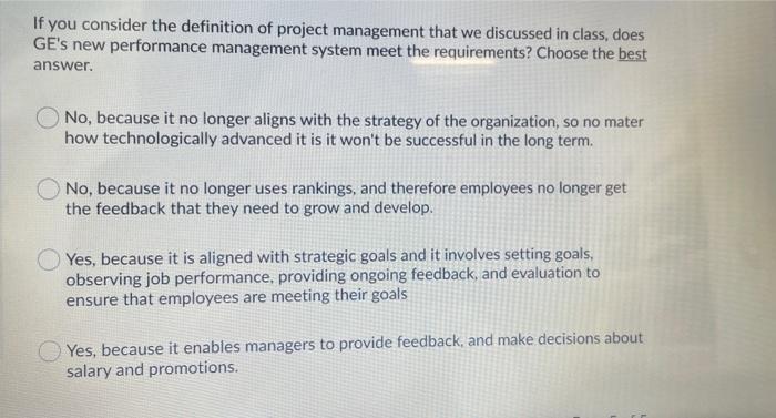 Solved If you consider the definition of project management | Chegg.com