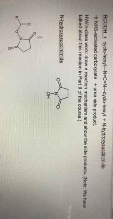 Solved NHS-activated carboxylate + H2NR → RCONHR + | Chegg.com
