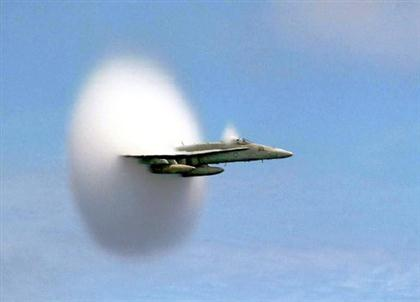 Solved Here is a photo of a plane. You can see a shock wave | Chegg.com