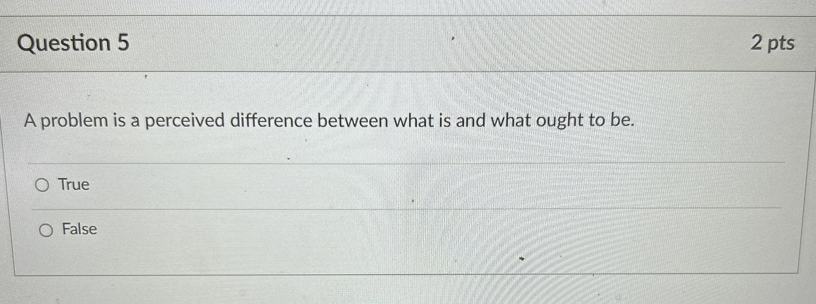 Solved Question 52 ﻿ptsA problem is a perceived difference | Chegg.com
