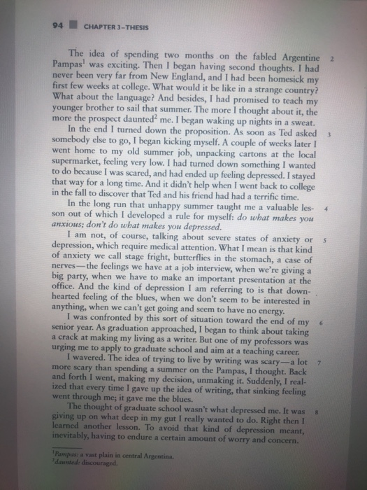 What causes collier to come up with his basic rule for himself image