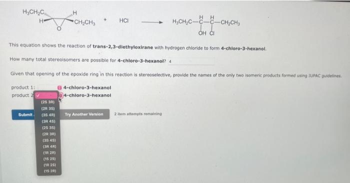 Solved This equation shows the reaction of | Chegg.com