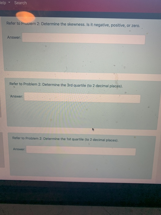 Solved roblem 2 The number of hours worked per week for a | Chegg.com