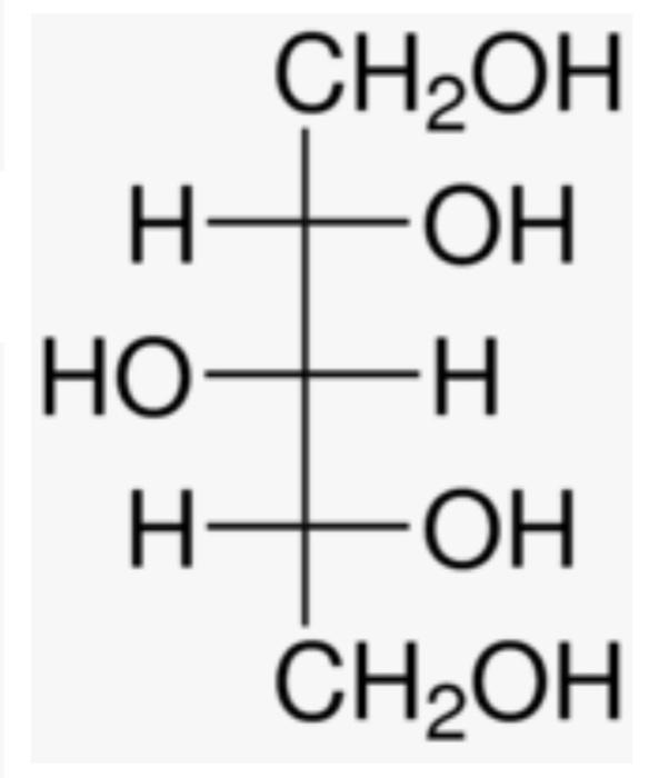 Solved From the fischer projection of xylitol, show step by