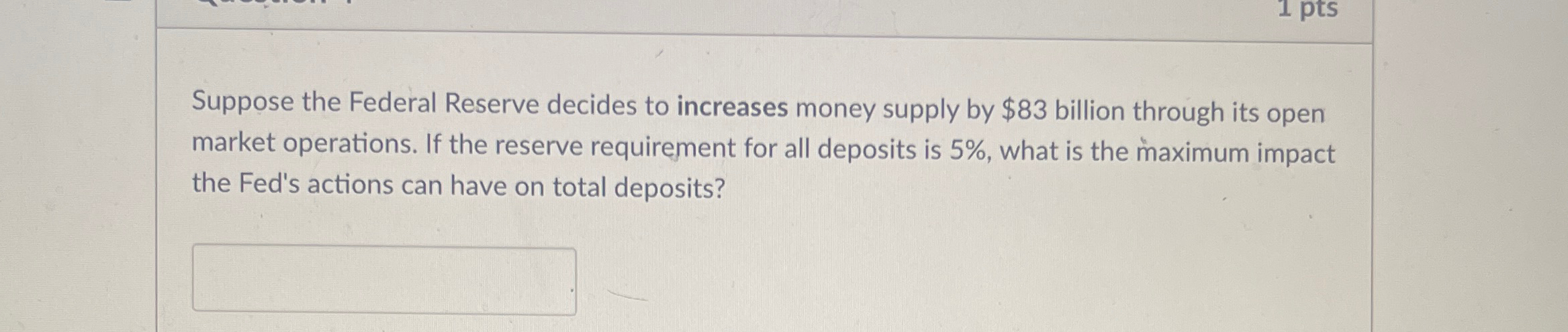 Solved Suppose the Federal Reserve decides to increases | Chegg.com