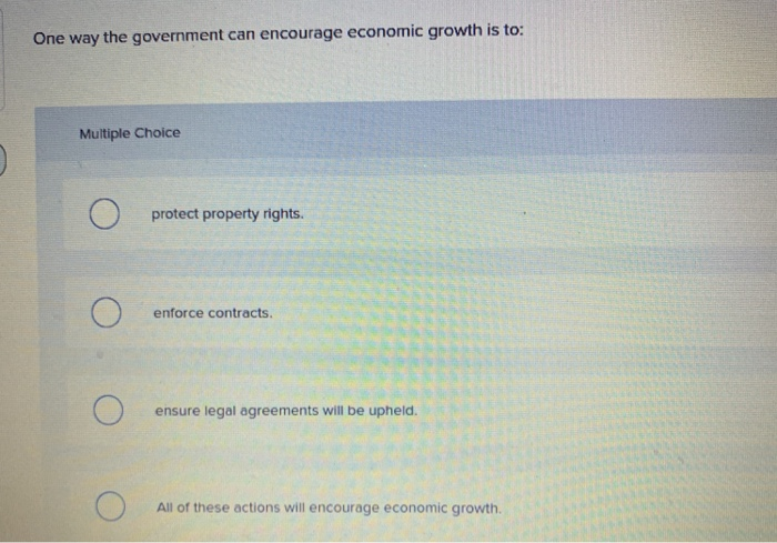 solved-one-way-the-government-can-encourage-economic-growth-chegg