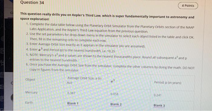 Solved This question really drills you on Kepler's Third | Chegg.com