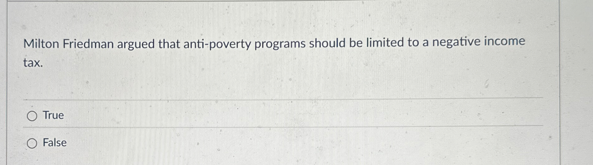 Solved The poverty line is a universal standard. Every
