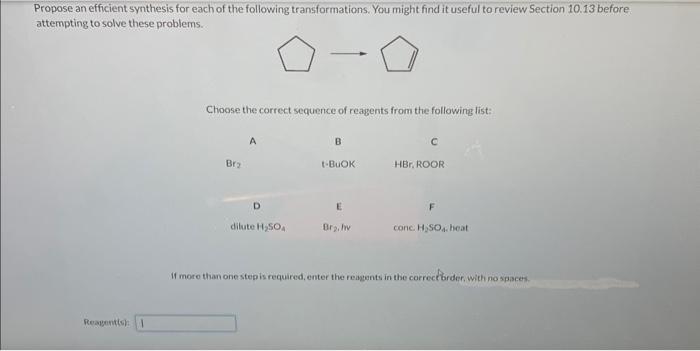 Solved Propose An Efficient Synthesis For Each Of The | Chegg.com