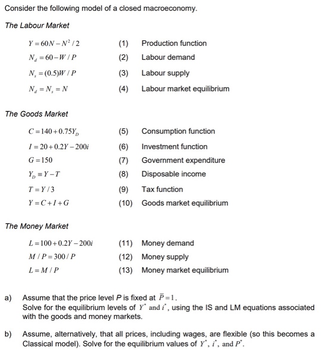 Solved Suppose, now, that the economy in Question 1 opens up | Chegg.com
