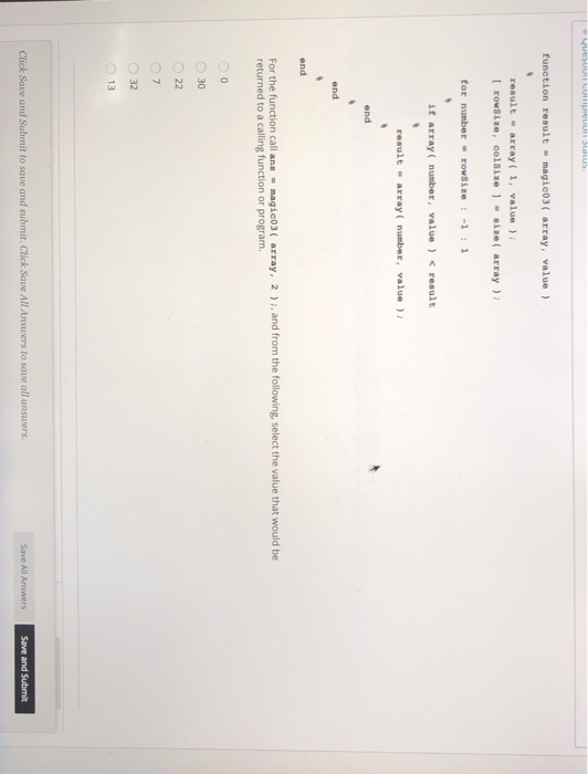 Solved Question Completion Status: QUESTION 4 3 points Save | Chegg.com