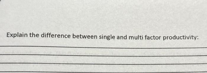 Solved Explain the difference between single and multi | Chegg.com