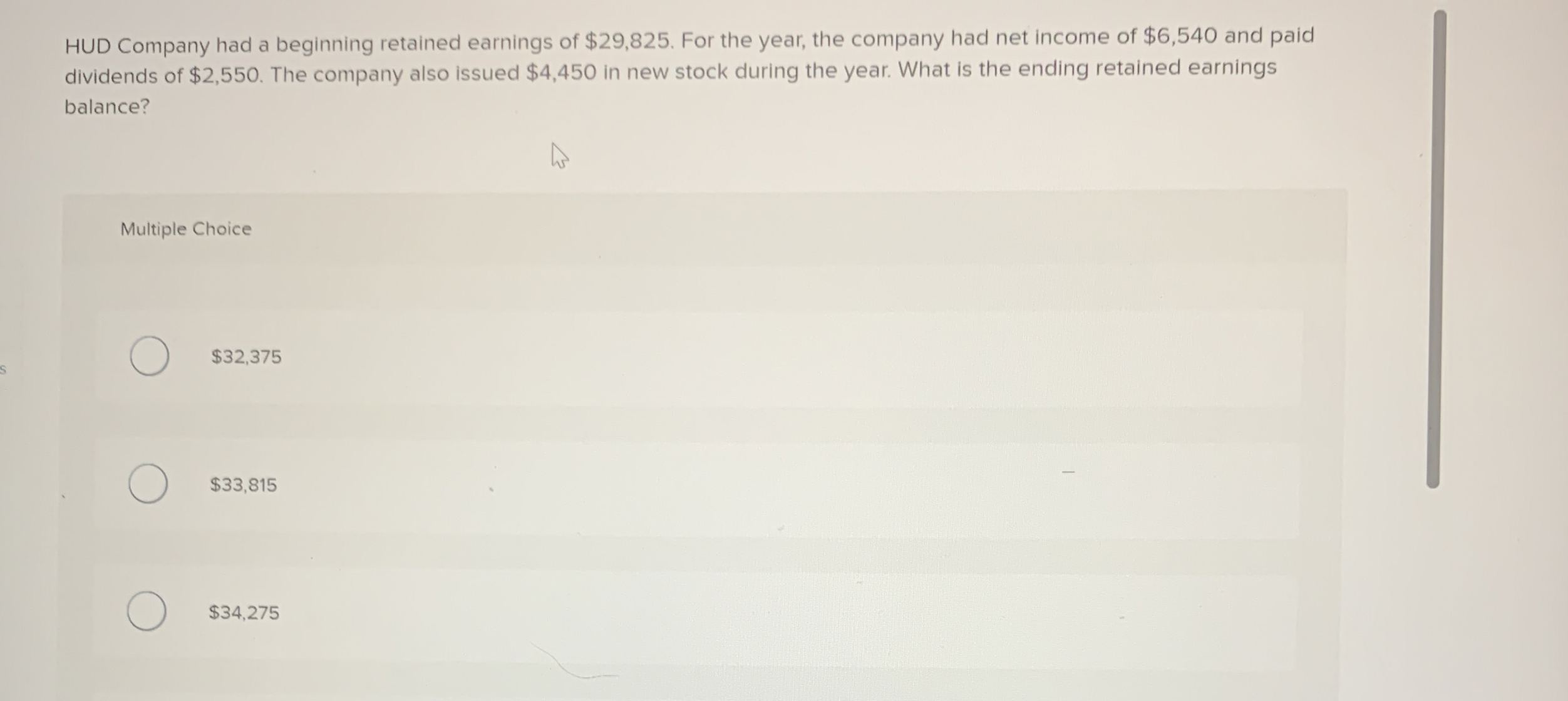 Solved HUD Company had a beginning retained earnings of