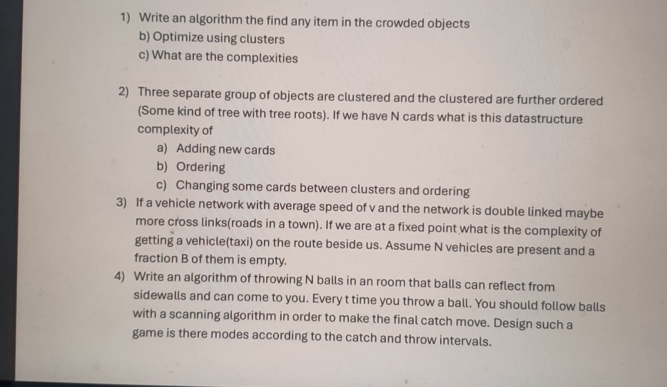 Solved Write an algorithm the find any item in the crowded | Chegg.com
