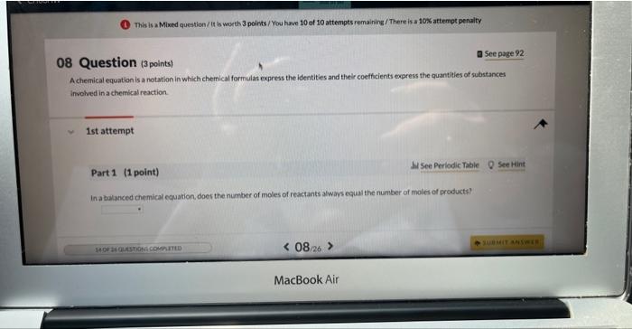 Solved (1) This is a Mixed question/ 1 t b worth 3 points / | Chegg.com