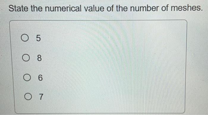 Solved State the numerical value of the number of | Chegg.com