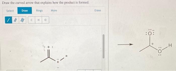 Solved Draw the curved arrow that explains how the products | Chegg.com
