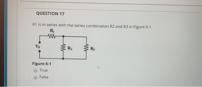 Solved QUESTION 17 R1 is in series with the series | Chegg.com