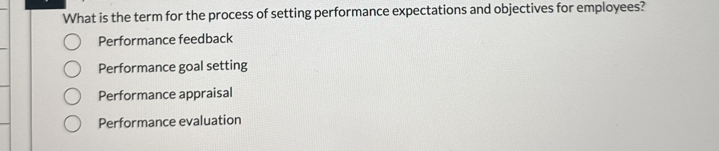 Solved What is the term for the process of setting