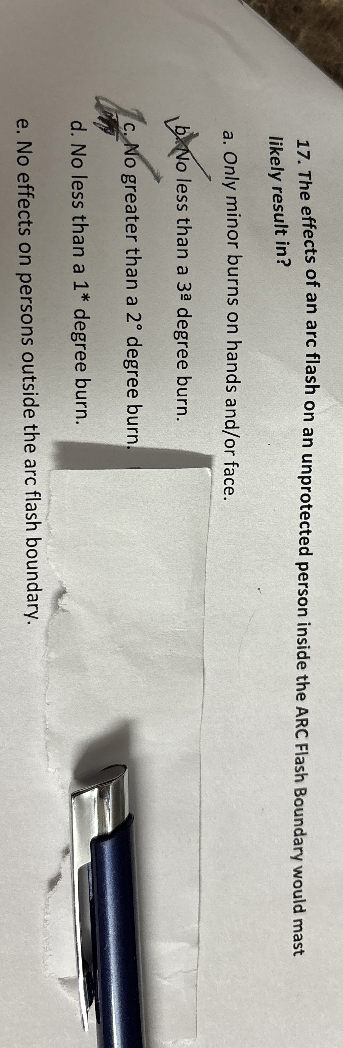 [Solved] The effects of an arc flash on an unprotected pers