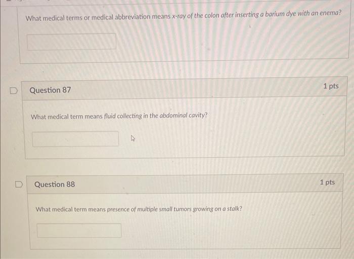 Solved A medical term that means absence of an appetite is | Chegg.com