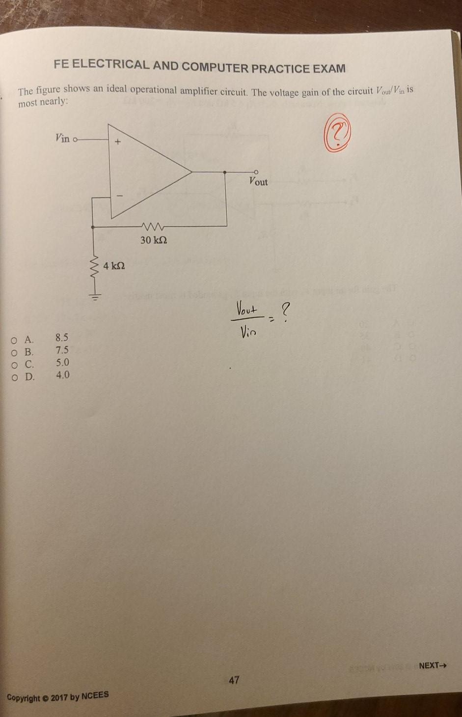 Solved FE ELECTRICAL AND COMPUTER PRACTICE EXAM The figure | Chegg.com