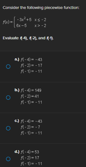 Solved Consider the following piecewise | Chegg.com