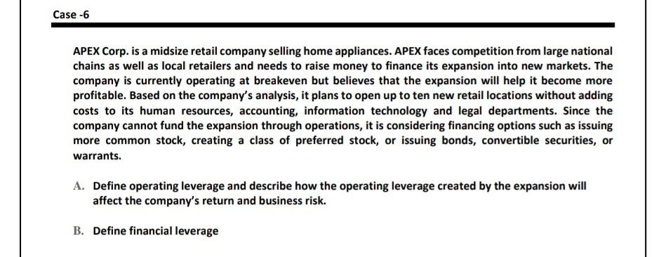 Home Appliance Retailer - Case Study