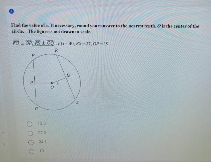 Solved Find The Value Of X If Necessary Round Your Answer 6125