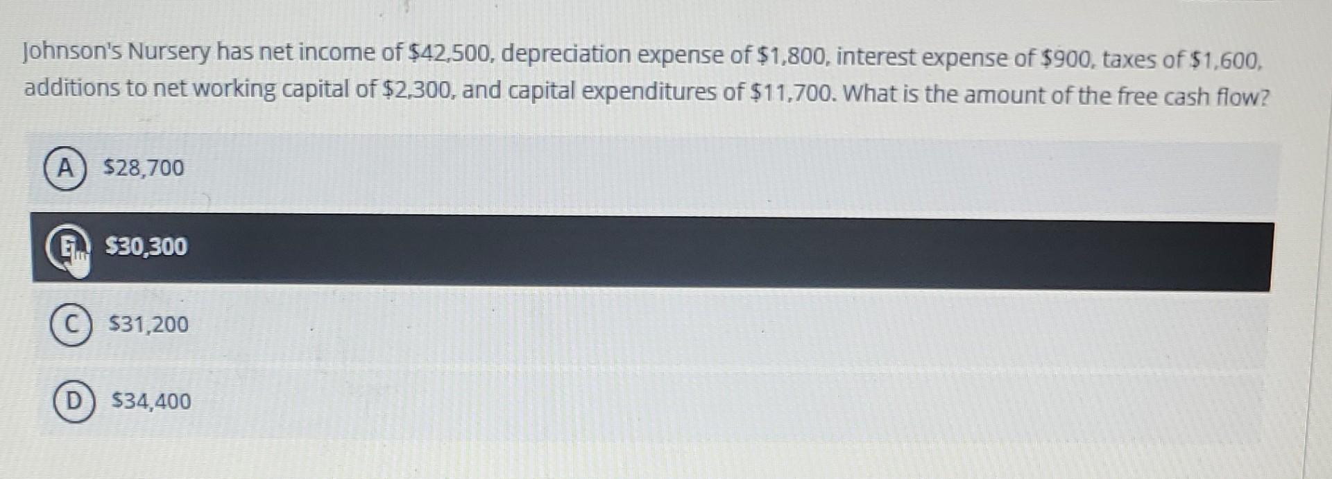 Solved Johnson's Nursery has net of 42,500,