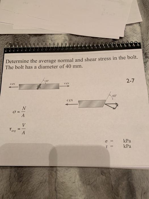 Solved Determine the average normal stress in bar EB. The | Chegg.com