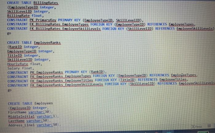Solved Create a new database and execute the code below in | Chegg.com