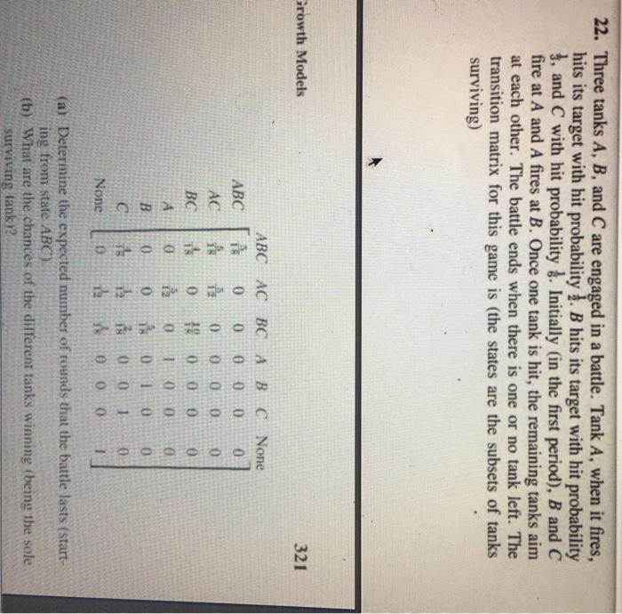 Solved The answers for part b should reglect tank A- 25/91 | Chegg.com