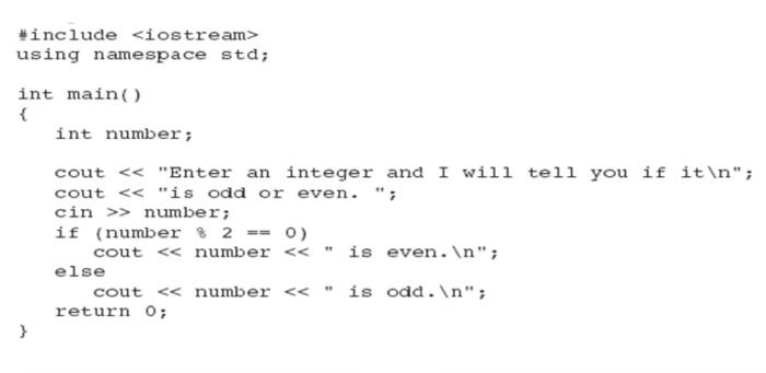 Solved #include using namespace std; int main() { int | Chegg.com