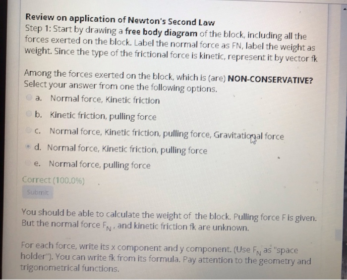 Solved: 330 Work And Kinetic Energy Theorem ALTERNATE Form... | Chegg.com