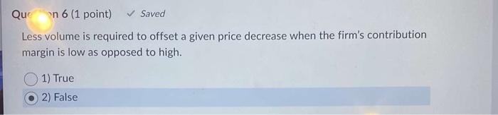 Solved Less volume is required to offset a given price | Chegg.com