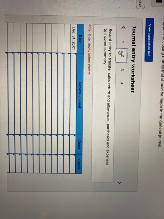 Solved on December 31, the income statement section of the | Chegg.com