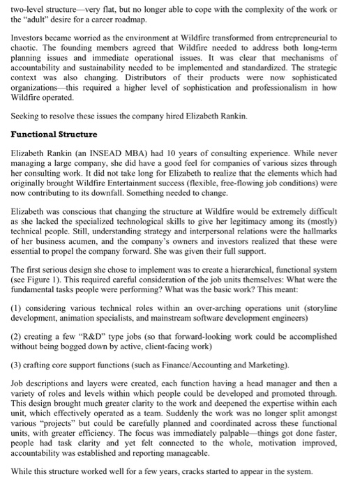 Questions to ask about organizational structure picture
