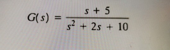 Solved Write a Matlab code that plots a Bode Plot of this | Chegg.com