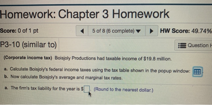 Solved Homework: Chapter 3 Homework Score: 0 of 1 pt 5 of 8 | Chegg.com