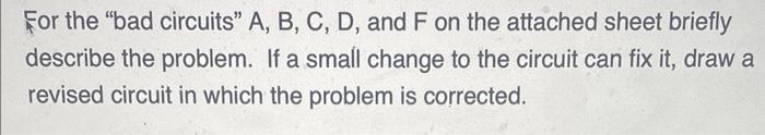 Solved For the 