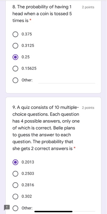 Solved 2. “Educational attainment” is an 2 points example of | Chegg.com