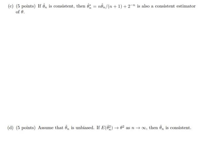 Solved 1 Let O Be An Estimator Of O Based On A Random S Chegg Com