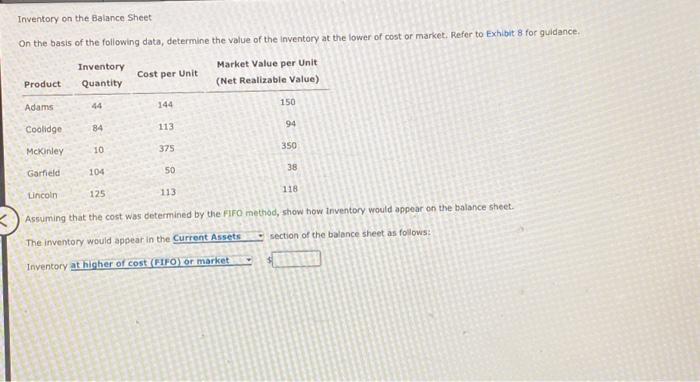 Solved Inventory by Three Methods The units of an item | Chegg.com