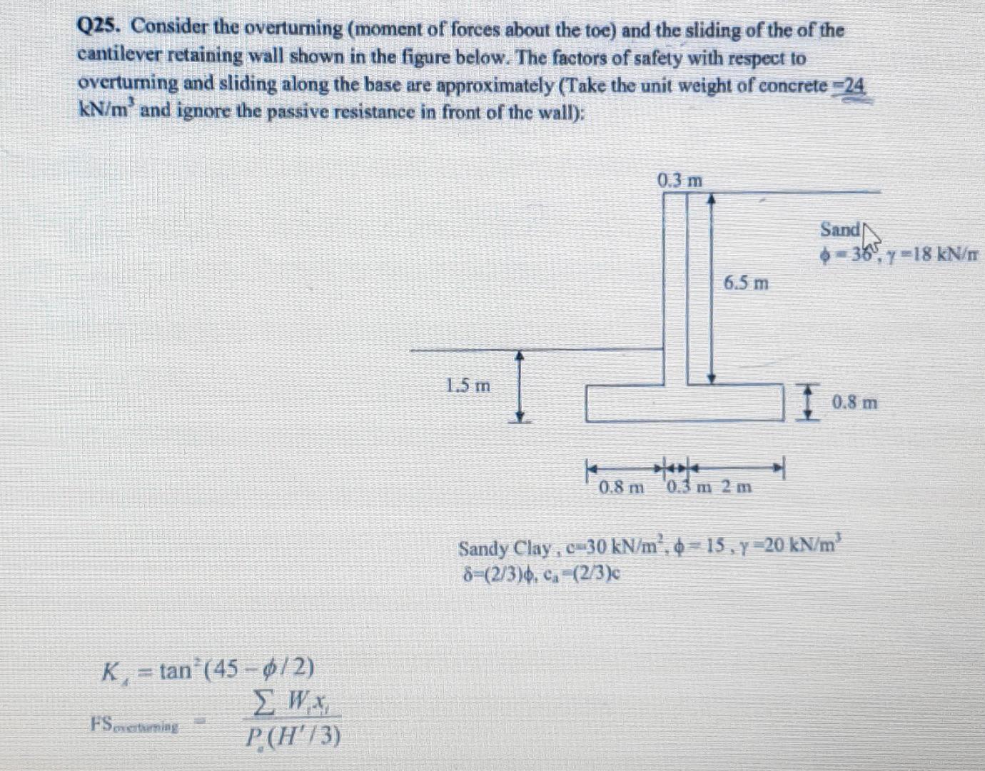 How Do You Calculate Overturning Moment