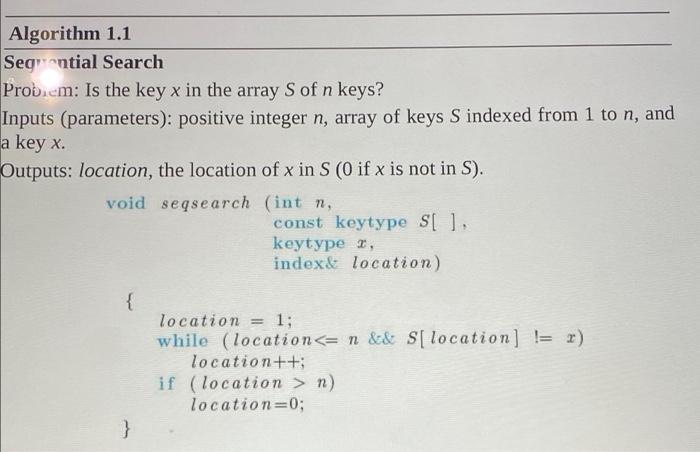 Solved Under what circumstances, when a searching operation | Chegg.com