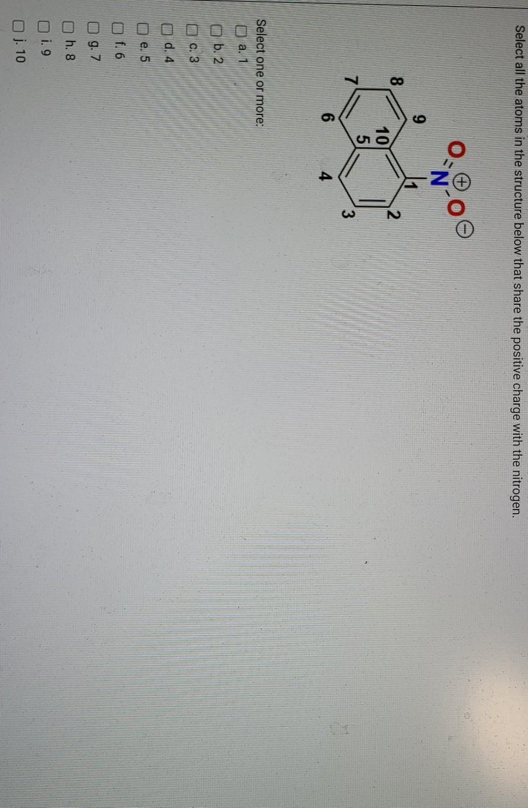 Solved Select all the atoms in the structure below that | Chegg.com