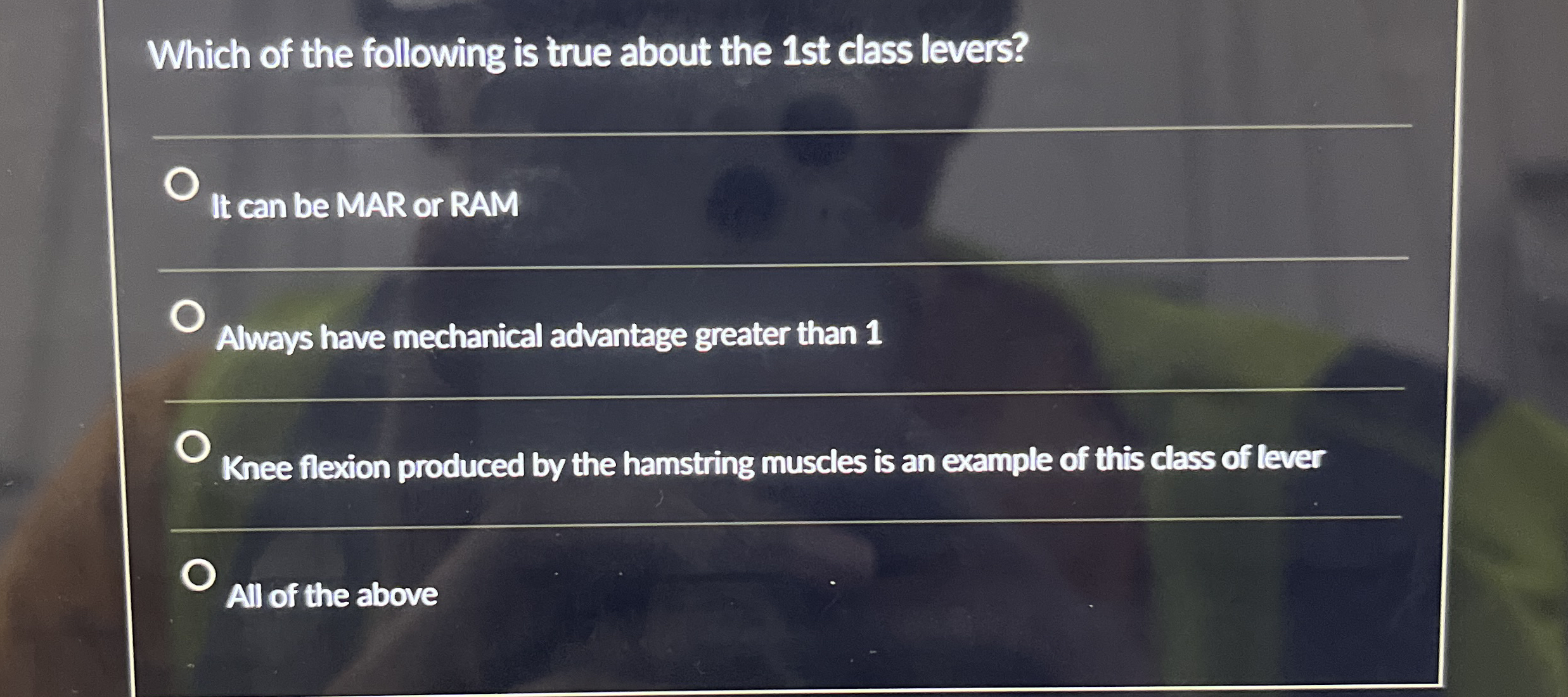 Solved Which of the following is true about the 1st class